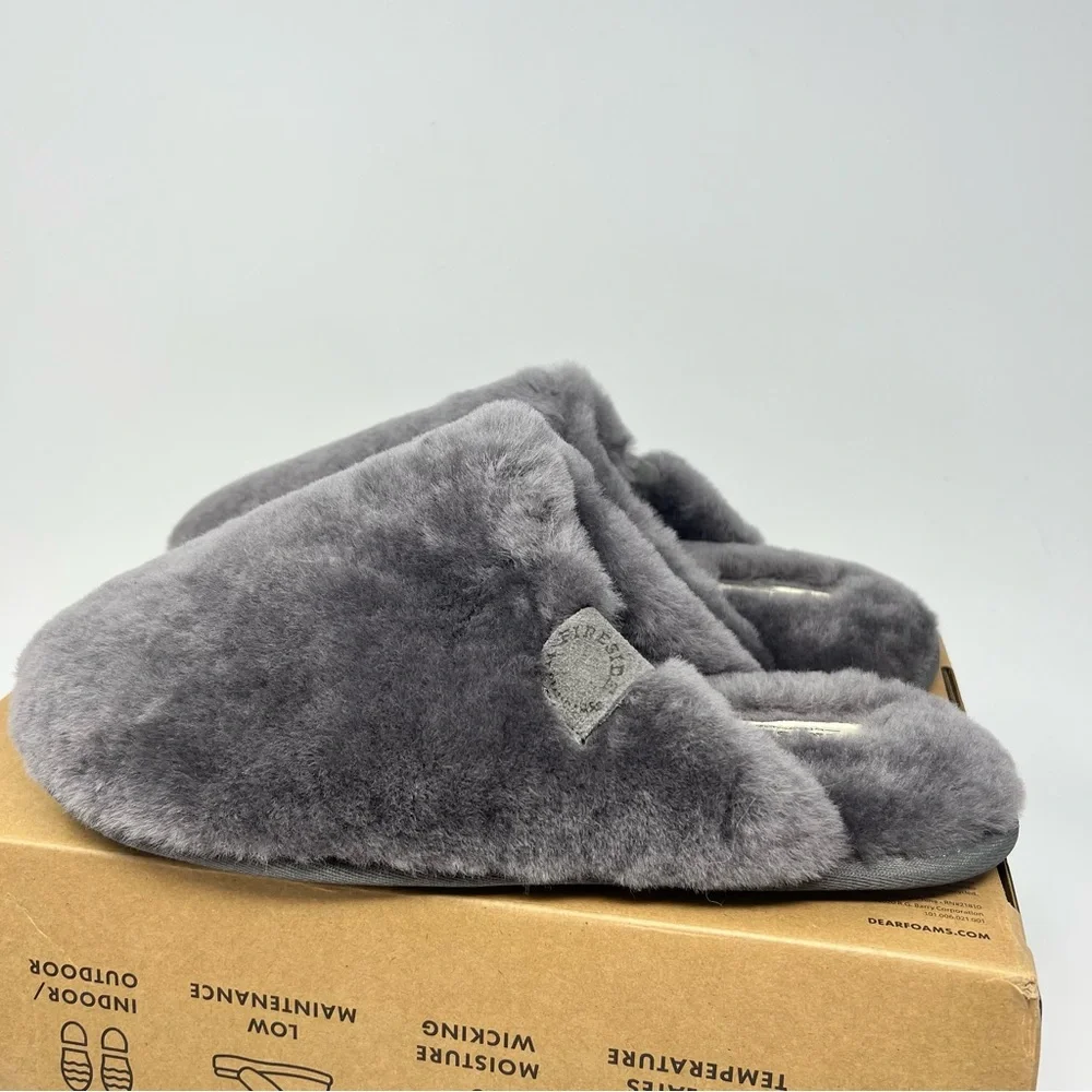 Dearfoams Fireside Shearling Slippers Size 12